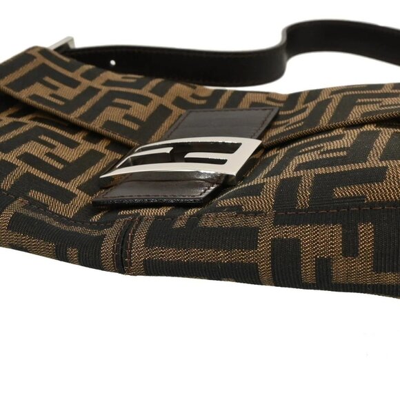 Fendi Brown Zucca Baguette Handbag 3505 26424 008 155596 - Picture 3 of 10